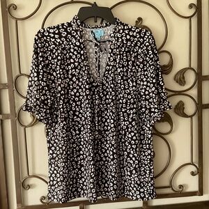 CeCe Animal Print Top